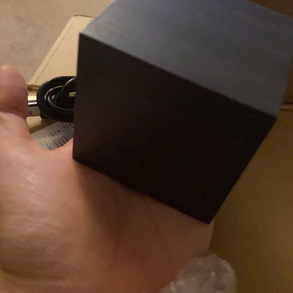 Cube wooden style clock minimalistic - Picture 4 of 5